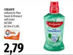 Emi Supermercati Colgate collutorio Plax Fresh & Protect soft mint offerta