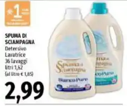 Emi Supermercati Spuma di sciampagna Detersivo Lavatrice offerta