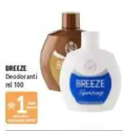 Emi Supermercati Deodoranti Breeze offerta