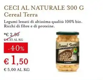 Ceci al naturale Cereal Terra