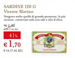 Eataly Sardine Vicente Marino offerta