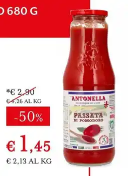 Eataly Passata di pomodoro Antonella offerta