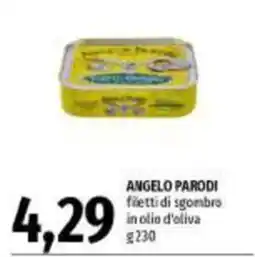 Emi Supermercati Angelo Parodi filetti di sgombro in olio d'oliva offerta