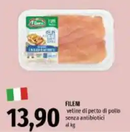 Emi Supermercati Fileni veline di petto di pollo offerta