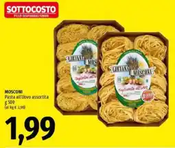 Emi Supermercati Mosconi Pasta all'Uovo assortita offerta