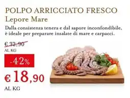 Eataly Polpo arricciato fresco Lepore Mare offerta