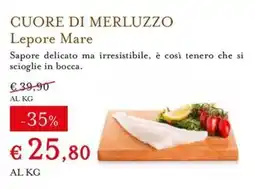 Eataly Cuore di merluzzo Lepore Mare offerta