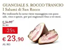 Eataly Guanciale S. Rocco Trancio I Salumi di San Rocco offerta