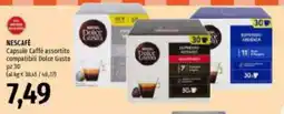 Emi Supermercati Nescafé Capsule Caffè assortito compatibili Dolce Gusto offerta