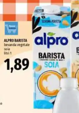 Emi Supermercati Alpro Barista bevanda vegetale soia offerta