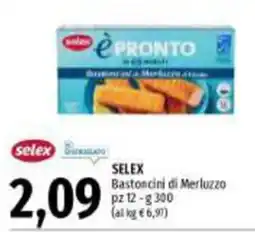 Emi Supermercati Selex Bastoncini di Merluzzo offerta