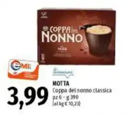 Emi Supermercati Motta Coppa del nonno classica offerta