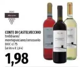 Emi Supermercati Conte di Castelvecchio offerta