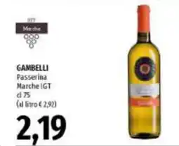 Emi Supermercati Gambelli Passerina offerta