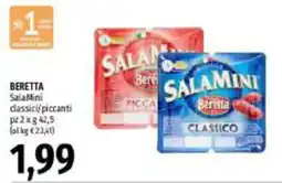 Emi Supermercati Salamini Beretta classico offerta