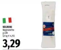 Emi Supermercati Negroni Negronetto offerta