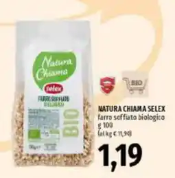 Emi Supermercati Natura Chiama Selex farro soffiato biologico offerta