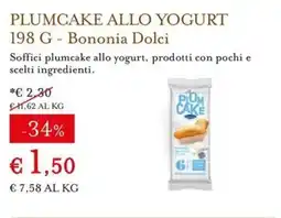Eataly Plumcake allo yogurt Bononia Dolci offerta