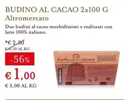 Eataly Budino al cacao offerta