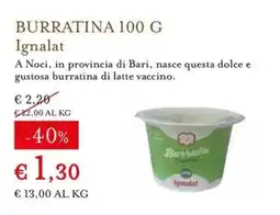Eataly Burratina Ignalat offerta