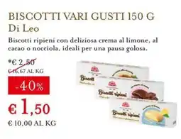 Eataly Biscotti vari gusti Di Leo offerta