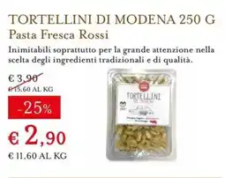 Eataly Tortellini di Modena Pasta Fresca Rossi offerta