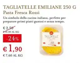 Eataly Tagliatelle Emiliane Rossi offerta
