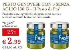 Eataly Pesto Genovese con o senza aglio - Il Pesto di Pra' offerta