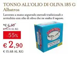 Eataly Tonno all'olio di oliva Albatros offerta