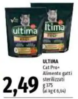 Emi Supermercati Ultima Cat Pro+ Alimento gatti sterilizzati offerta