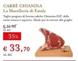Eataly Carrè Chianina La Macelleria di Eataly offerta