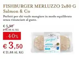 Eataly Fishburger Merluzzo Salmon & Co offerta