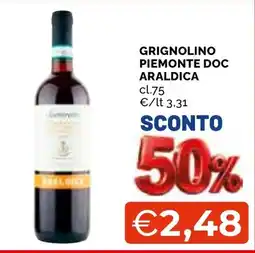Mercatò Local Grignolino Piemonte Doc Araldica offerta