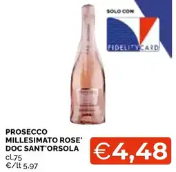 Mercatò Local Prosecco Millesimato Rose' Doc Sant'Orsola offerta