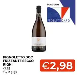 Mercatò Local Pignoletto Doc Frizzante Secco Rigghi offerta
