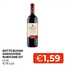 Mercatò Local Botte Buona Sangiovese Rubicone IGT offerta