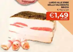 Mercatò Local Lardo alle erbe della Valvaraita Brizio offerta