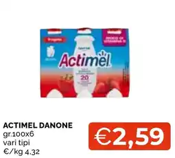 Mercatò Local Actimel Danone offerta