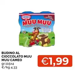 Mercatò Local Budino al cioccolato muu muu cameo offerta