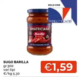 Mercatò Local Sugo Barilla offerta