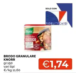 Mercatò Local Brodo granulare Knorr offerta