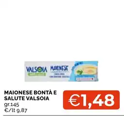 Mercatò Local Maionese Bontà e Salute Valsoia offerta