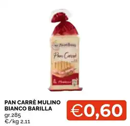 Mercatò Local Pan carrè mulino bianco barilla offerta