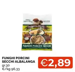 Mercatò Local Funghi porcini secchi albalanga offerta
