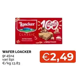 Mercatò Local Wafer Loacker offerta