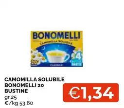 Mercatò Local Camomilla solubile Bonomelli offerta