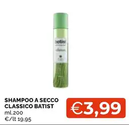 Mercatò Local Shampoo a secco classico Batist offerta