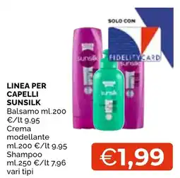 Mercatò Local Linea per capelli Sunsilk offerta