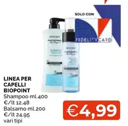 Mercatò Local Linea per capelli biopoint offerta