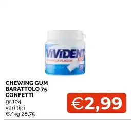 Mercatò Local Vivident chewing gum offerta